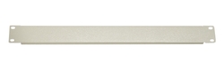 PANNELLO CIECO 1 UNITA' PER ARMADI RACK 19" GRIGIO VITI INCLUSE