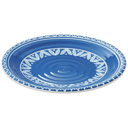 Piatto piano Linea Itaca D26,5x2cm melamina Leone