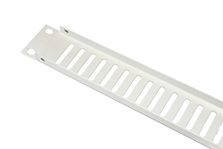 PANNELLO CIECO VENTILATO 1 UNITA' PER ARMADI RACK 19" GRIGIO VITI INCLUSE