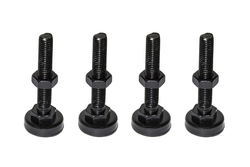 SET 4 PIEDINI PER ARMADI LINK  COLORE NERO
