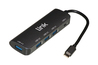 HUB USB-C ® CON 4 PORTE USB E PORTA USB-C FEMMINA PD PER RICARICA DISPOSITIVI