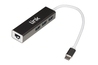 HUB USB-C ® CON 3 PORTE USB 3.0 + GIGABIT