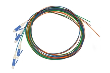 CONFEZIONE 4 PIGTAIL MT 2 CONNETTORE LC SIMPLEX SINGLEMODE OS2
