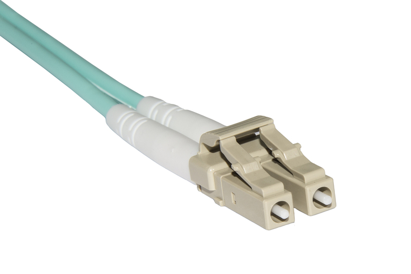 CAVO FIBRA OTTICA LC A LC MULTIMODE DUPLEX OM3 50/125 MT.100