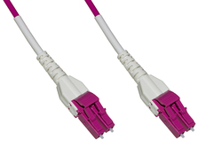 CAVO FIBRA OTTICA LC A LC MULTIMODE DUPLEX OM4 50/125 MT.3 UNIBOOT