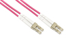 CAVO FIBRA OTTICA LC A LC MULTIMODE DUPLEX OM4 50/125 MT.40