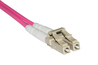 CAVO FIBRA OTTICA LC A SC MULTIMODE DUPLEX OM4 50/125 MT.5