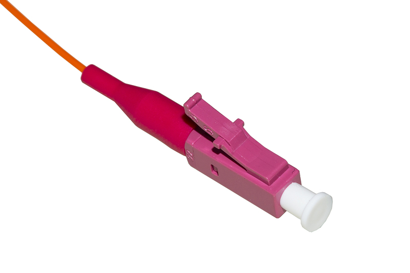 SET 12 CAVI PIGTAIL FIBRA OTTICA COLORATI CONNETTORI LC OM4 SIMPLEX 2 MT