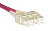 CONFEZIONE 4 PIGTAIL MT 2 CONNETTORE LC SIMPLEX MULTIMODE OM3