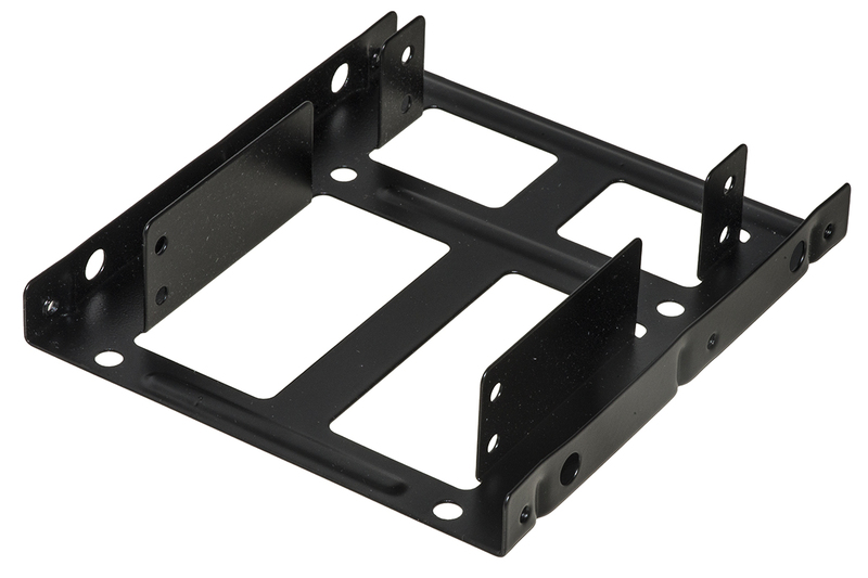 FRAME DI MONTAGGIO PER 2 HDD/SSD 2.5 SU ALLOGGIAMENTI 3.5 CON VITI