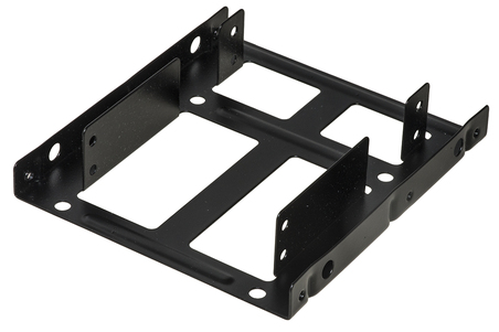 FRAME DI MONTAGGIO PER 2 HDD/SSD 2.5 SU ALLOGGIAMENTI 3.5 CON VITI