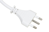MULTIPRESA 5 PRESE UNIVERSALI ITA/SCHUKO 10/16 A - SPINA 16 A CON INTERRUTTORE CAVO MT 5 COLORE BIANCO