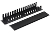 PANNELLO GUIDACAVI PER ARMADI RACK 19" 2U A GABBIA NERO 483X88X70 MM IN METALLO