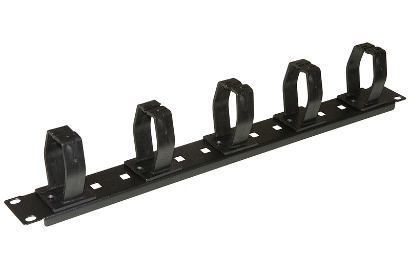 PANNELLO GUIDACAVI 19" PER GANCI SMONTABILI COLORE NERO