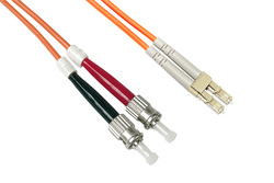 CAVO FIBRA OTTICA LC A ST MULTIMODE DUPLEX OM2 50/125 MT.50