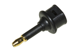 ADATTATORE AUDIO TOSLINK FEMMINA - 3,5MM. MINI JACK MASCHIO
