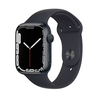 (REFURBISHED) Smartwatch Apple Watch Series 7 GPS (A2474) 45mm 32GB OLED Touchscreen Midnight [Grade C+]
