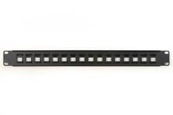 PANNELLO PATCH VUOTO COLORE NERO 16 PORTE