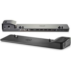 (REFURBISHED) HP UltraSlim Docking Station Black 4xUSB 3.0 VGA DISPLAY PORT [SENZA ALIMENTATORE]