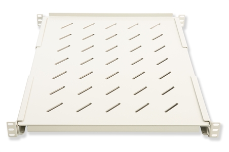 RIPIANO ALLUNGABILE DA 560 A1023 MM PER ARMADI RACK 19" FINO A 1000 MM COLORE GRIGIO CHIARO