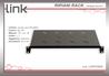 RIPIANO PER ARMADIO 19" 1 UNITA' PROFONDITA' 350 MM. (UNIVERSALE) COLORE NERO