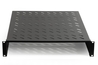 RIPIANO PER ARMADIO 19" 2 UNITA' PROFONDITA' 550 MM. (UNIVERSALE) 2 ATTACCHI (FRONTALI) COLORE NERO