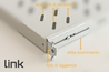 RIPIANO UNIVERSALE PER ARMADIO RACK 19" ALLUNGABILE 720 MM CON 4 AGGANCI GRIGIO