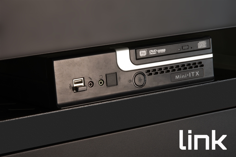 RIPIANO UNIVERSALE PER ARMADIO RACK 19" ALLUNGABILE 720 MM CON 4 AGGANCI NERO