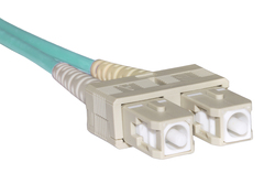CAVO FIBRA OTTICA SC A SC MULTIMODE DUPLEX OM3 50/125 MT.1