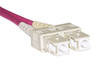CAVO FIBRA OTTICA SC A SC MULTIMODE DUPLEX OM4 50/125MT.15