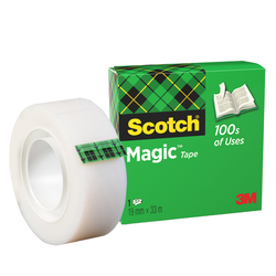 Nastro adesivo ScotchÂ® MagicÂ 810-1933 19mmx33mt invisibile permanente