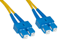 CAVO FIBRA OTTICA SC A SC SINGLEMODE DUPLEX 9/125 MT.20