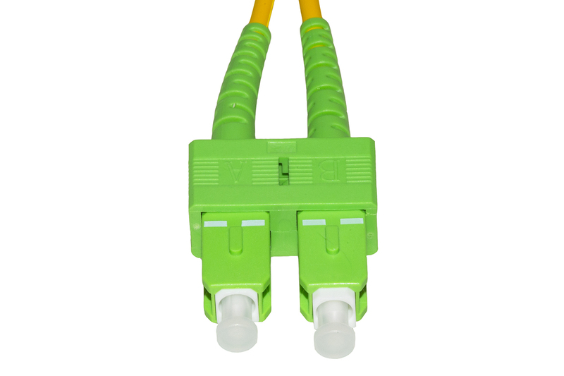 CAVO FIBRA OTTICA APC SC A APC SC SINGLEMODE DUPLEX  MT.3
