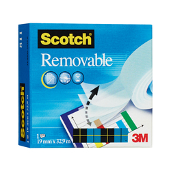 NASTRO ADESIVO ScotchÂ® MagicÂ 811-1933 INVISIBILE RIMOVIBILE 19MMX33MT