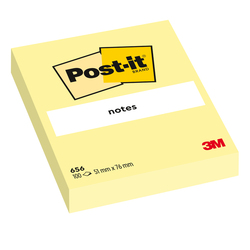 BLOCCO 100fg Post-itÂ® Giallo CanaryÂ 76x51mm 656