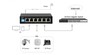 SWITCH DI RETE 6 PORTE CON 4 PORTE 10/100 POE + 2 PORTE UPLINK 10/100