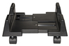 SUPPORTO COMPUTER VERTICALE CON RUOTE COLORE NERO