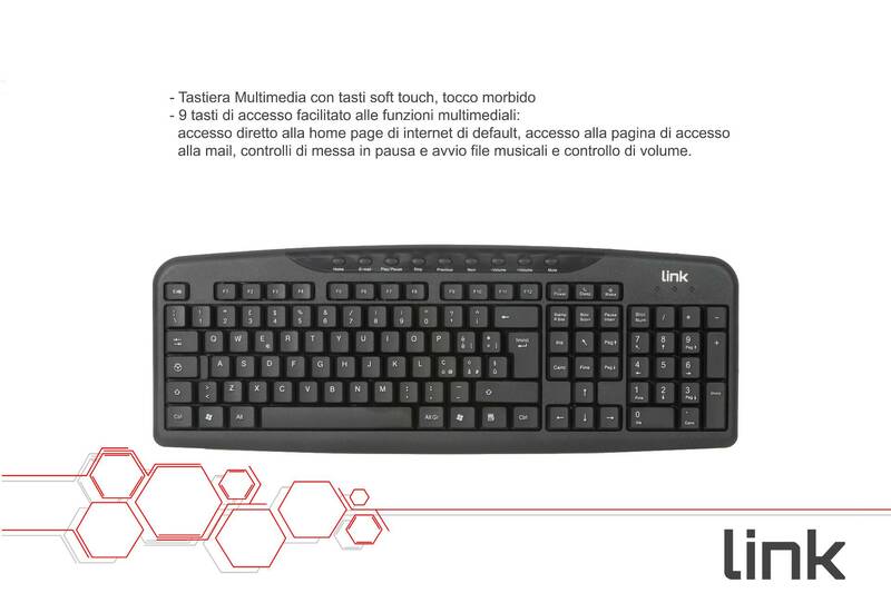 TASTIERA ITALIANA MULTIMEDIA USB