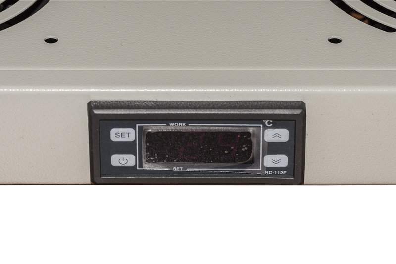 MODULO 2 VENTOLE RAFFREDDAMENTO CON DISPLAY GRIGIO