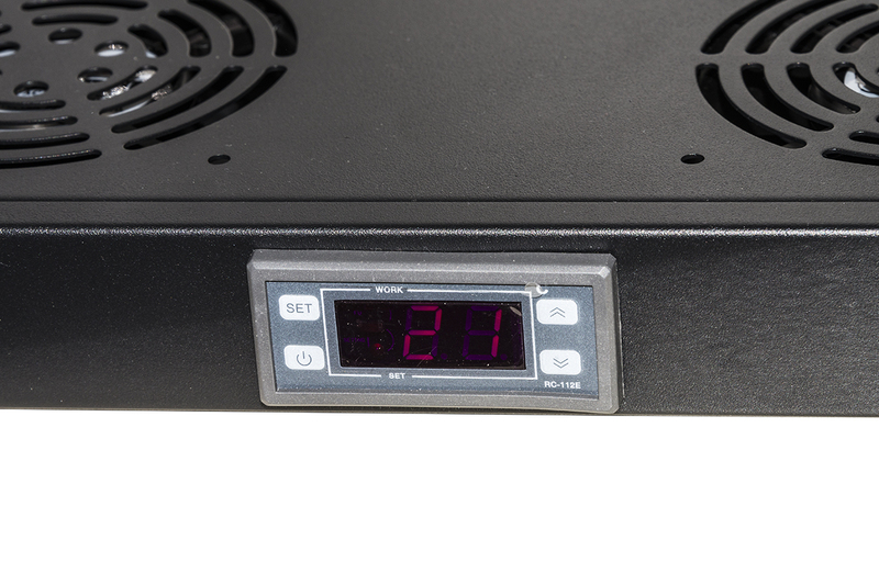 MODULO 2 VENTOLE RAFFREDDAMENTO CON DISPLAY NERO