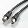 CAVO COLLEGAMENTO ANTENNA TV MASCHIO/FEMMINA COLORE NERO MT. 2,5