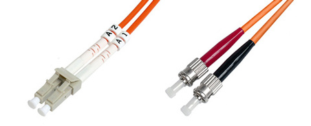 CAVO FIBRA OTTICA SC A ST MULTIMODE DUPLEX OM2 50/125 MT.5