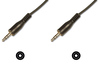 CAVO STEREO CON CONNETTORI MASCHIO/MASCHIO JACK 3.5 MM. MT. 1,50