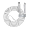 Cavo ricarica piatto Type-C / Type-C 1,2m bianco