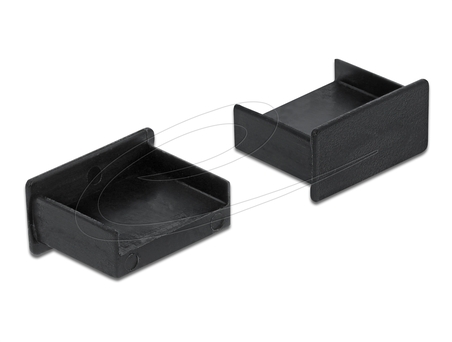 Delock copertura per connettori USB Type-A femmina confezione 10 pezzi nero