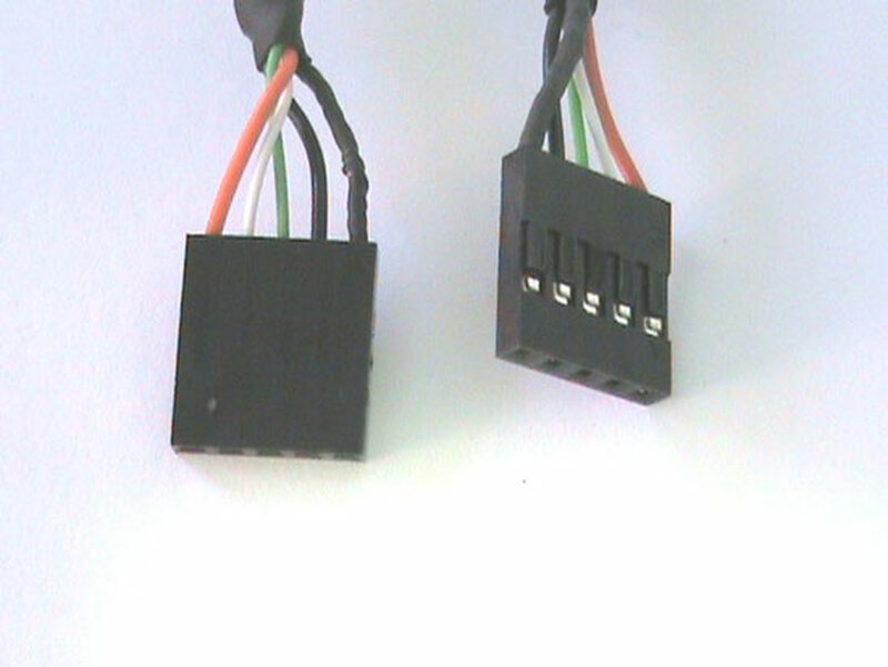 PANNELLO SLOT CON 2 CONNETTORI ESTERNI USB 2,0 TIPO A, FEMMINA - CONNETTORI INTERNI ALLA PIASTRA MADRE 2X5 PIN 2,54 MM