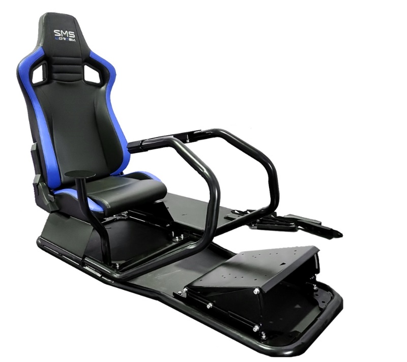 Poltrona/Simulatore guida Cortek SIM5 blu-nera