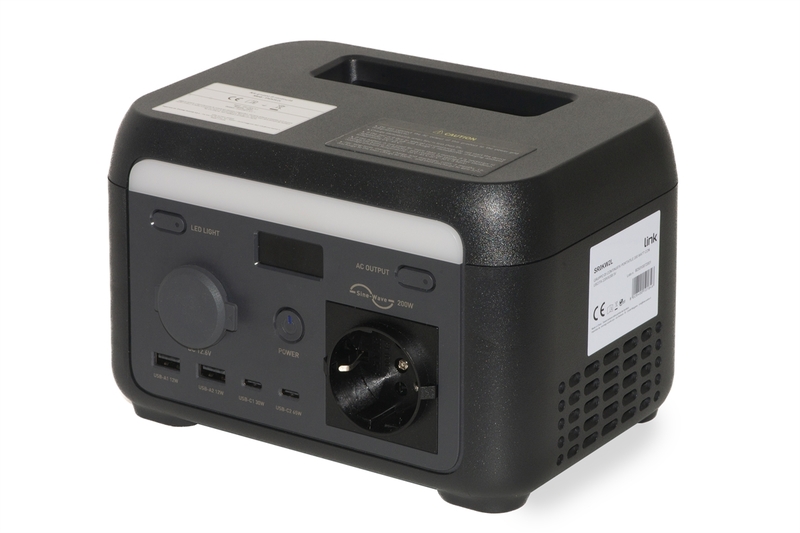 GRUPPO DI CONTINUITA' PORTATILE 200 WATT CON USCITA 220V/USB 5V