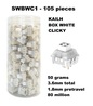 105 sottotasti Kailh Box White Click-Bar