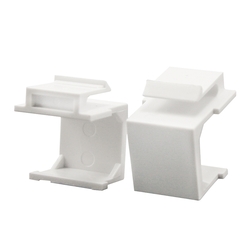 Inserto vuoto Keystone, 10 pezzi, colore bianco